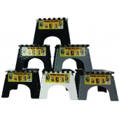 B&R Plastics Step Stool - Gray Plastic - 103-6GR