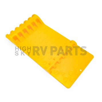 Camco Floor Mount Parking Stop  -  Yellow ABS Plastic - 42891