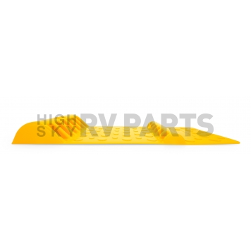 Camco Floor Mount Parking Stop  -  Yellow ABS Plastic - 42891-3