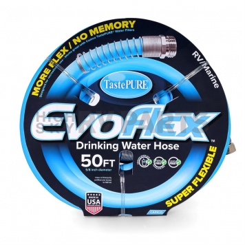 Camco Fresh Water Hose - 5/8 inch x 50' Not Heated Blue - 22596-4