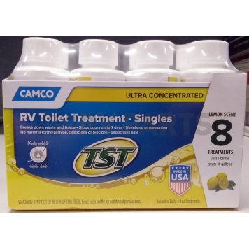 Camco Waste Holding Tank Treatment - 4 Ounce 8 Treatments Per Package - 41571