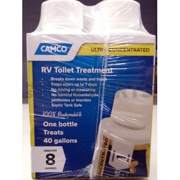 Camco Waste Holding Tank Treatment - 4 Ounce 8 Treatments Per Package - 41571-2