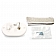 Camco TV Cable Dual Entry Plate - Weatherproof White - 55043