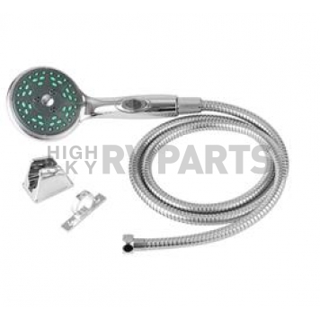 Dura Faucet Shower Head - Chrome Plated with Hose Kit - DF-SA432K-CP