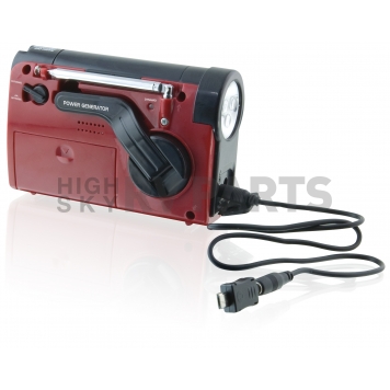 Digital Products International AM/ FM Radio with LED Flashlight - WR182R-3
