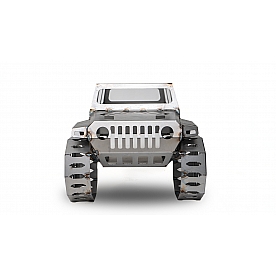 Fab Fours True To Scale Jeep Shape Wood Fire Pit - FFFPJP-B