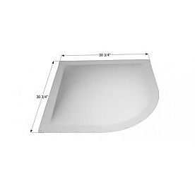 Icon Dome Skylight 30-3/4 Inch x 30-3/4 Inch - White - 12591