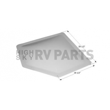 Icon Neo Angle Skylight 29-1/2 Inch x 18-1/2 Inch - White - 12598