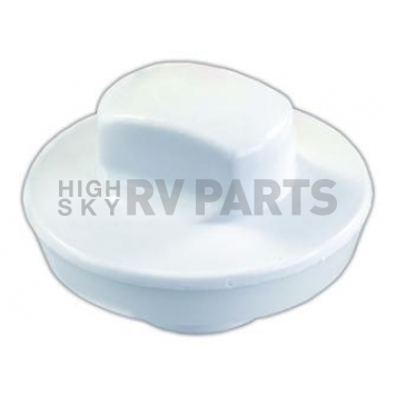 JR Products Sink 2 Inch Drain Stopper White - 160-73-6-A