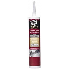 DAP Caulk Sealant Single Cartridge - Gloss White - 00790