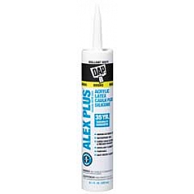 DAP Caulk Sealant White Acrylic Latex - 18152
