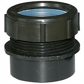 LaSalle Bristol Sewer Waste Valve Fitting - 1-1/2 Inch Male Spigot x 1-1/4 Inch Male Pipe Thread - 632801A2