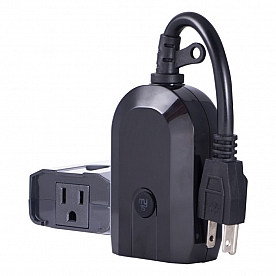 Jasco WiFi Smart Plug Receptacle - Wi-Fi Compatible - 39845