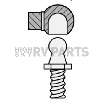 Hatchlift Multi Purpose Lift Support End Fitting ENDF-13-1