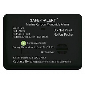 MTI Industry Carbon Monoxide Detector - Analog Black - 62-541-BL-MARINE