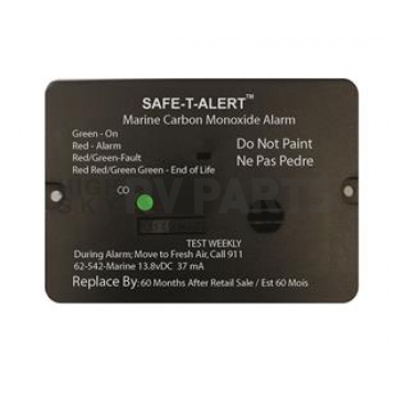 MTI Industry Carbon Monoxide Detector - Analog Black - 62-542-BL-MARINE