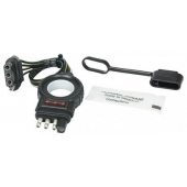Hopkins MFG Trailer Wiring Connector Extension - 4-Way Flat with LED Light - 48148
