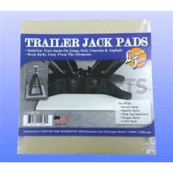 Heng's Industries Trailer Stabilizer Jack Stand Pad - Set of 4 - 14039