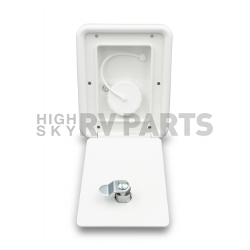 Thetford Fresh Water Inlet - White with Check Valve - 94249-1