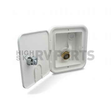 Thetford Fresh Water Inlet - White with Check Valve - 94225-1