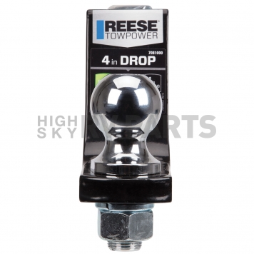 Reese Trailer Hitch Ball Mount Class III/ IV for 2 Inch Receiver - 7500 Pound - 7081000-1
