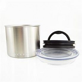 Planetary Design Food Storage Container Round Brushed Steel Stainless Steel - AS0104