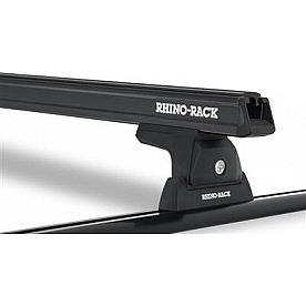 Rhino-Rack USA Roof Rack - 63 Inch Black 220 Pound Capacity 2 Bars - Y01-120B
