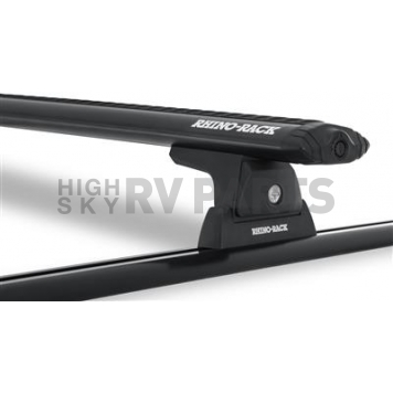 Rhino-Rack USA Roof Rack - 59 Inch Black 2 Bars Bars Direct-Fit - Y02-490B