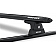 Rhino-Rack USA Roof Rack - 59 Inch Black 2 Bars Bars Direct-Fit - Y02-490B