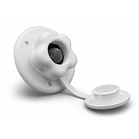 Thetford Fresh Water Inlet White with Check Valve - 94216
