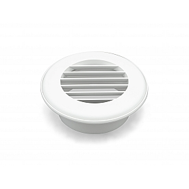 Thetford Heating/ Cooling Register - Round Polar White - 94264