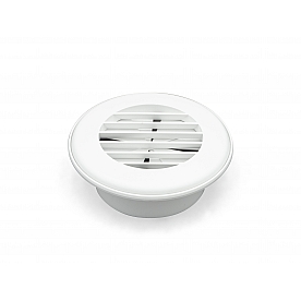 Thetford Heating/ Cooling Register - Round Polar White - 94267
