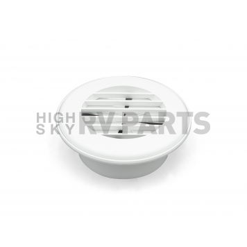 Thetford Heating/ Cooling Register - Round Polar White - 94267