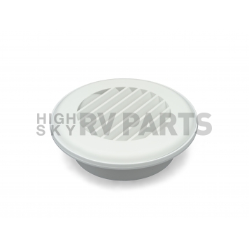 Thetford Heating/ Cooling Register - Round Polar White - 94273-1