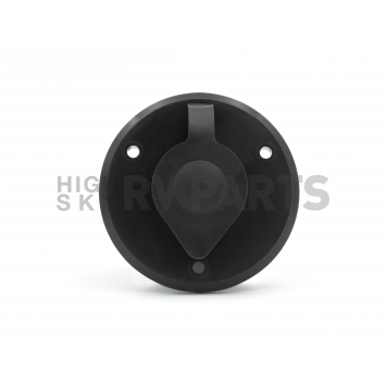 Thetford TV Cable Round Entry Plate - Weatherproof Black - 94321-1