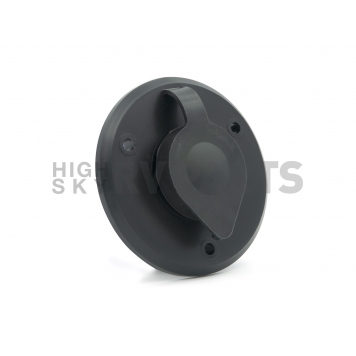 Thetford TV Cable Round Entry Plate - Weatherproof Black - 94321-2
