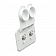 Thetford TV Cable Dual Entry Plate - Weatherproof White - 94323