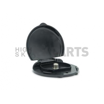 Thetford TV Cable Single F-Style Entry Plate Black - 94326