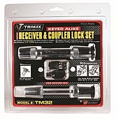 Trimax Locks Trailer Receiver and Coupler Lock Set - TM32