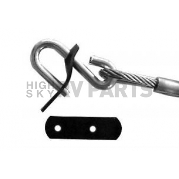 Tie Down Trailer Safety Chain Hook Retainer - Set of 2 - 81255