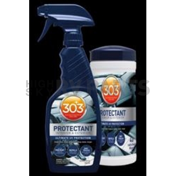 303 Products Inc. Cleaning Wipe for Vinyl/ Rubber/ Plastic - Single - 30381