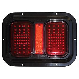Valterra Trailer LED Stop/ Turn/ Tail Light - 11 inch x 8 inch Red - DG52720PB