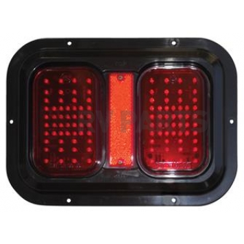 Valterra Trailer LED Stop/ Turn/ Tail Light - 11 inch x 8 inch Red - DG52720PB