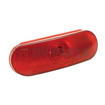 Valterra Trailer Incandescent Stop/Turn/Indicator Light - 6-5/8 inch Oval Red - WP-L6RF