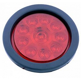 Valterra Trailer LED Stop/ Turn Light - 4-1/4 inch Round Red - DG52447VP