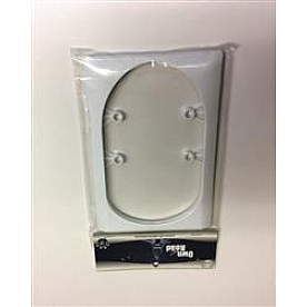 Valterra Interior White Plastic Light Bezel - 52551