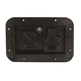 Valterra Fresh Water Inlet - Black with Check Valve - A01-2001BK