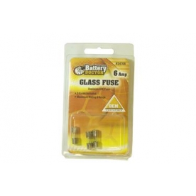 WirthCo SFE Glass Fuse - 6 Amp - Pack of 3 - 24706