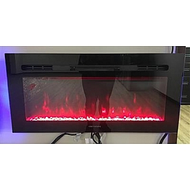 Way Interglobal Electric Fireplace Insert With Remote Control - W36BCFW