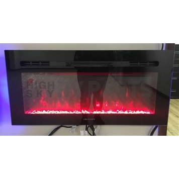 Way Interglobal Electric Fireplace Insert With Remote Control - W36BCFW
